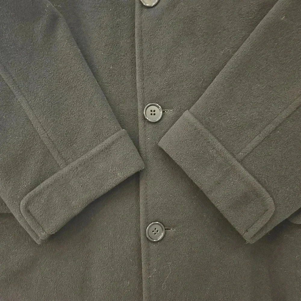 VTG 100% Cashmere USA Union Made Anderson Little Co. Coat Mens Size Large Black